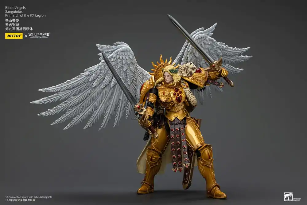 Figurină de acțiune Warhammer The Horus Heresy 1/18 Blood Angels Sanguinius Primarch of the IXth Legion 19 cm poza produsului