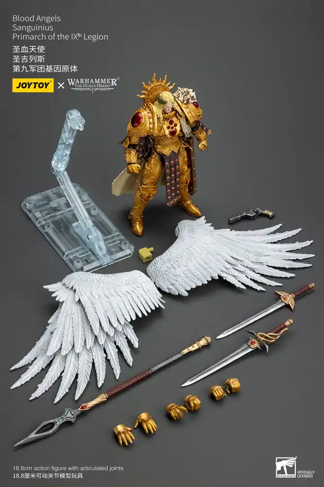 Figurină de acțiune Warhammer The Horus Heresy 1/18 Blood Angels Sanguinius Primarch of the IXth Legion 19 cm poza produsului