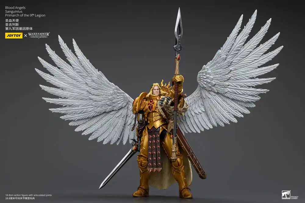 Figurină de acțiune Warhammer The Horus Heresy 1/18 Blood Angels Sanguinius Primarch of the IXth Legion 19 cm poza produsului