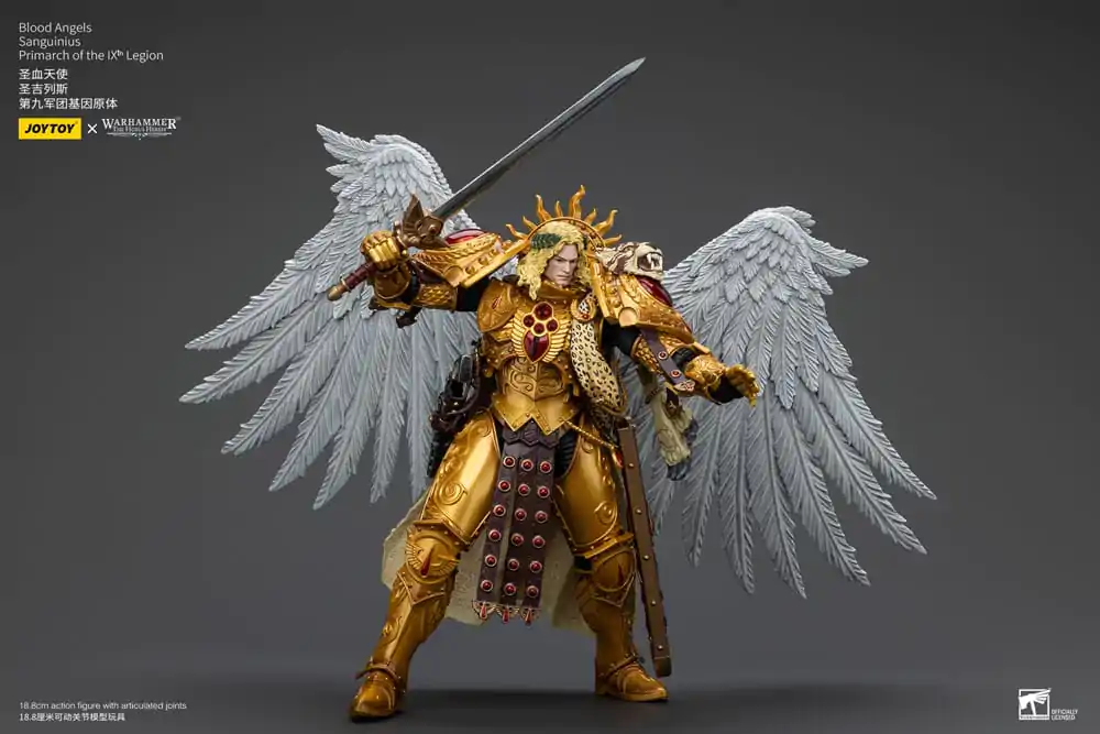 Figurină de acțiune Warhammer The Horus Heresy 1/18 Blood Angels Sanguinius Primarch of the IXth Legion 19 cm poza produsului