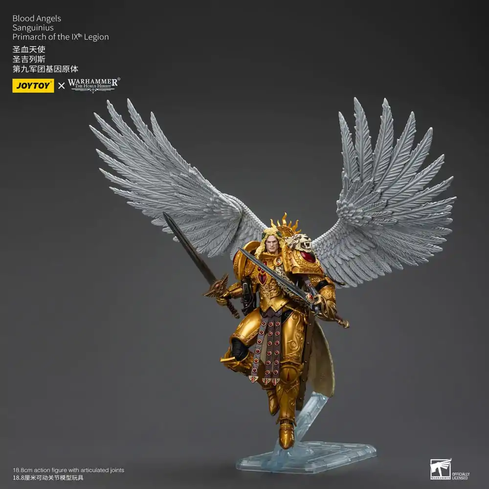 Figurină de acțiune Warhammer The Horus Heresy 1/18 Blood Angels Sanguinius Primarch of the IXth Legion 19 cm poza produsului