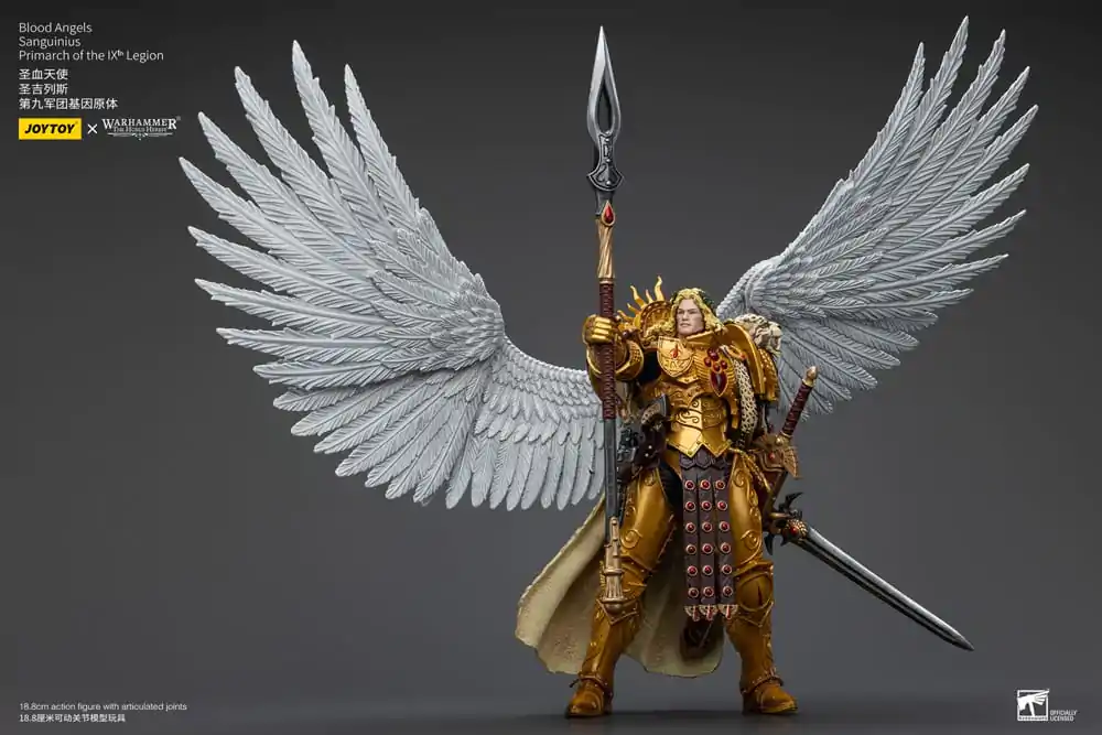 Figurină de acțiune Warhammer The Horus Heresy 1/18 Blood Angels Sanguinius Primarch of the IXth Legion 19 cm poza produsului