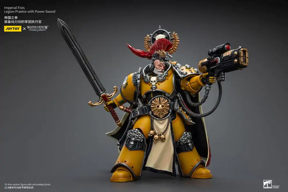 Warhammer The Horus Heresy Figurina de acțiune 1/18 Imperial Fists Legion Praetor cu Sabie energetică 12 cm poza produsului