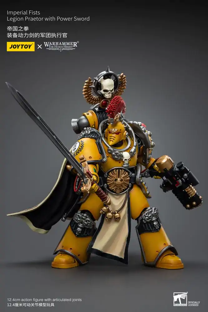 Warhammer The Horus Heresy Figurina de acțiune 1/18 Imperial Fists Legion Praetor cu Sabie energetică 12 cm poza produsului