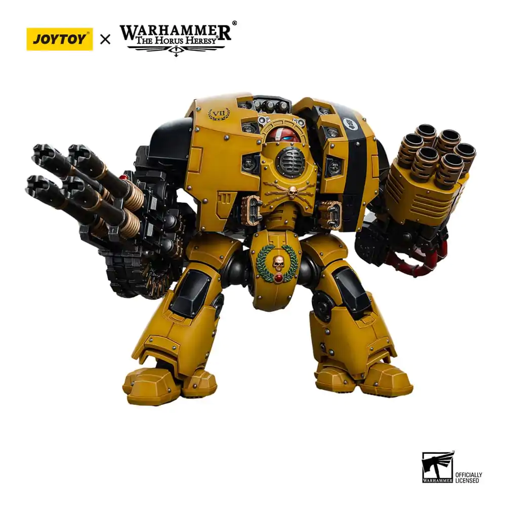 Warhammer The Horus Heresy Figurina de acțiune 1/18 Imperial Fists Leviathan Dreadnought cu Cyclonic Melta Lance și Storm Cannon 12 cm poza produsului