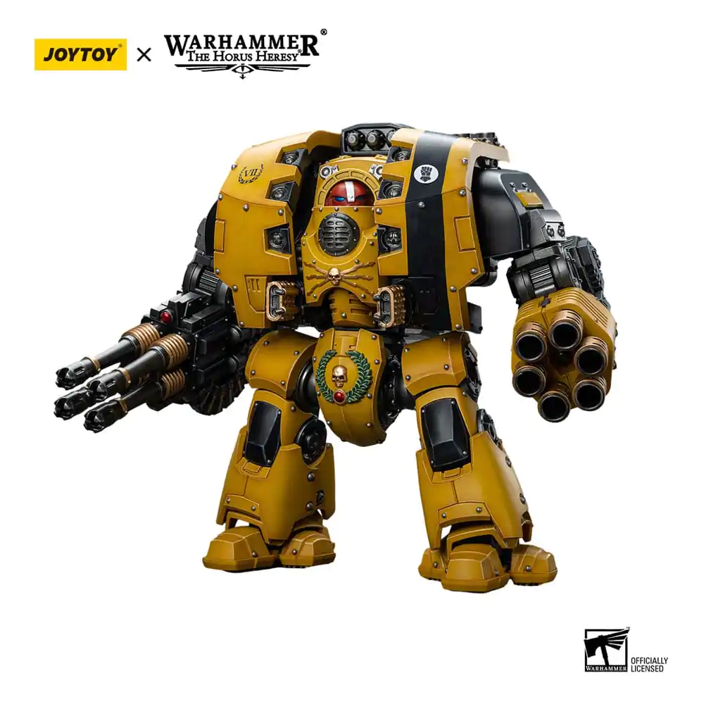 Warhammer The Horus Heresy Figurina de acțiune 1/18 Imperial Fists Leviathan Dreadnought cu Cyclonic Melta Lance și Storm Cannon 12 cm poza produsului