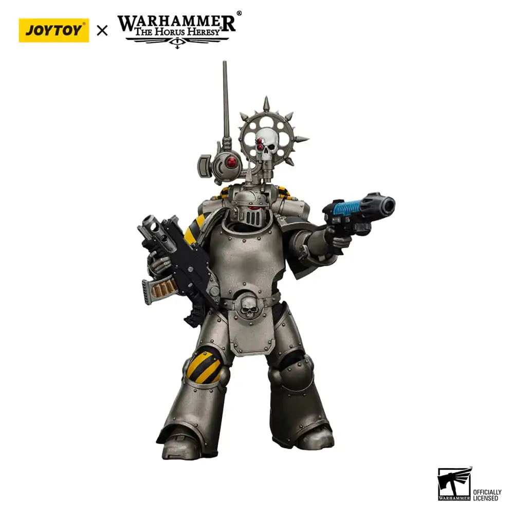 Warhammer The Horus Heresy Figurina de acțiune 1/18 Iron Warriors MKlIl Tactical Legionary cu Nuncio-vox 12 cm poza produsului