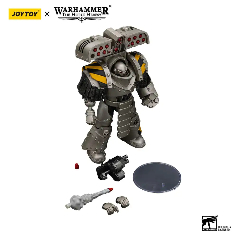 Warhammer The Horus Heresy Action Figure 1/18 Iron Warriors Tyrant Siege Master Terminator cu lansator de rachete 14 cm poza produsului