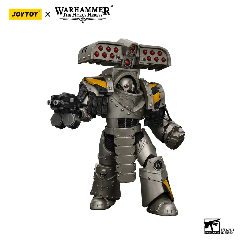 Warhammer The Horus Heresy Action Figure 1/18 Iron Warriors Tyrant Siege Master Terminator cu lansator de rachete 14 cm poza produsului