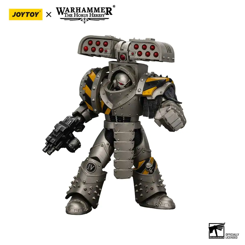 Warhammer The Horus Heresy Figurină de acțiune 1/18 Iron Warriors Tyrant Siege Terminator cu Lansator de rachete 14 cm poza produsului