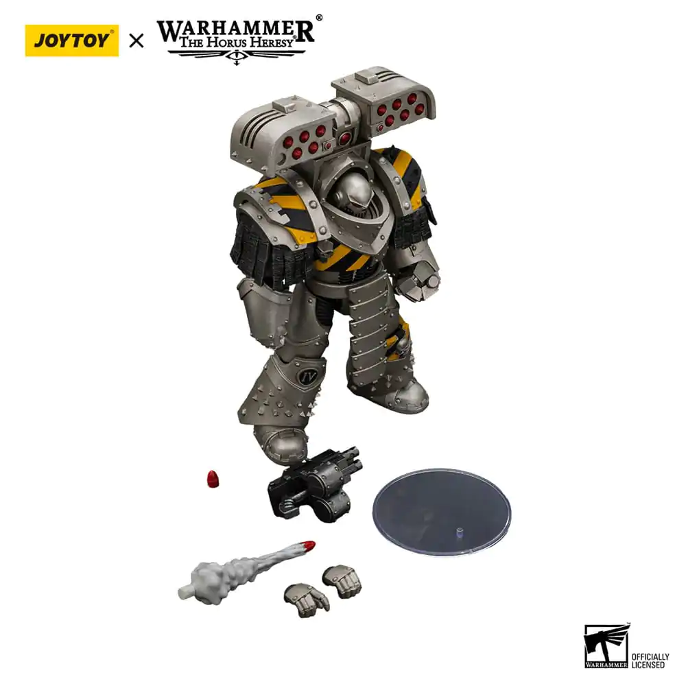 Warhammer The Horus Heresy Figurină de acțiune 1/18 Iron Warriors Tyrant Siege Terminator cu Lansator de rachete 14 cm poza produsului