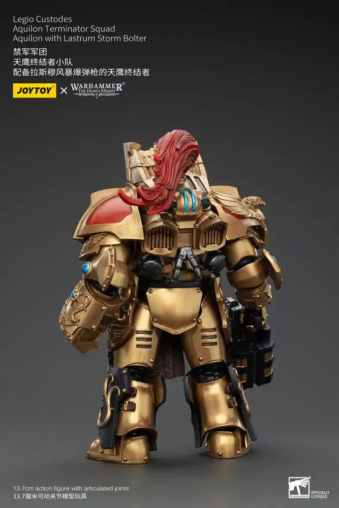 Warhammer The Horus Heresy Figurina de Acțiune 1/18 Legio Custodes Aquilon Terminator Squad Aquilon cu Lastrum Storm Bolter 14 cm poza produsului