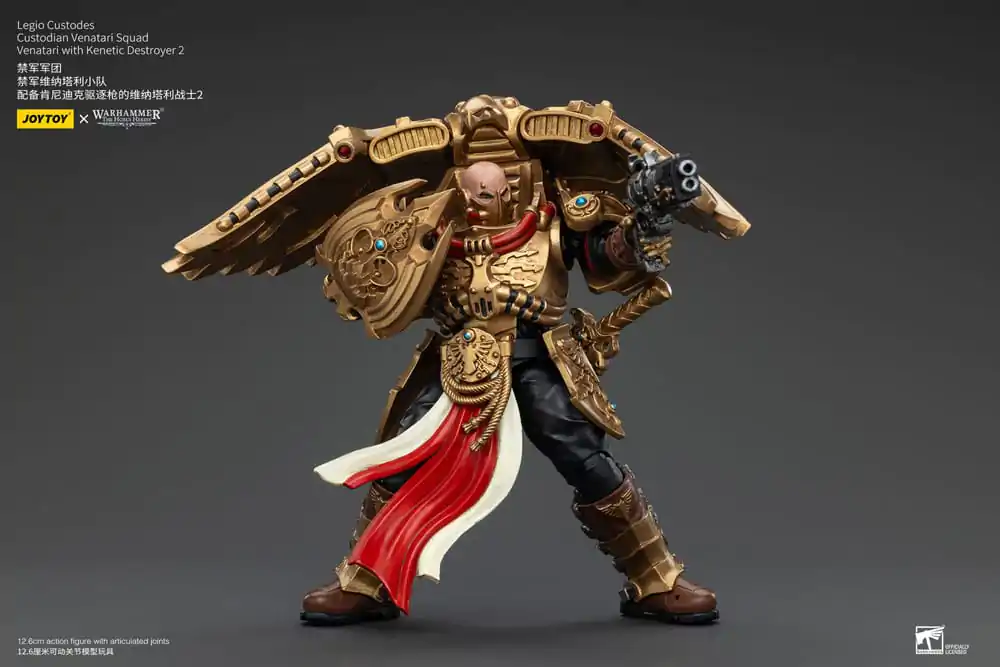 Figurină de acțiune Warhammer The Horus Heresy 1/18 Legio Custodes Custodian Venatari Squad Venatari cu Distrugător Kinetic 2 13 cm poza produsului