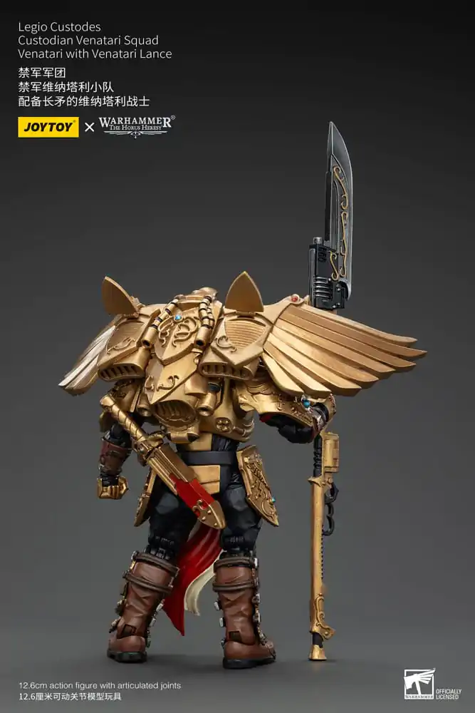 Warhammer The Horus Heresy Figurina de acțiune 1/18 Legio Custodes Custodian Venatari Squad Venatari cu Lance Venatari 13 cm poza produsului