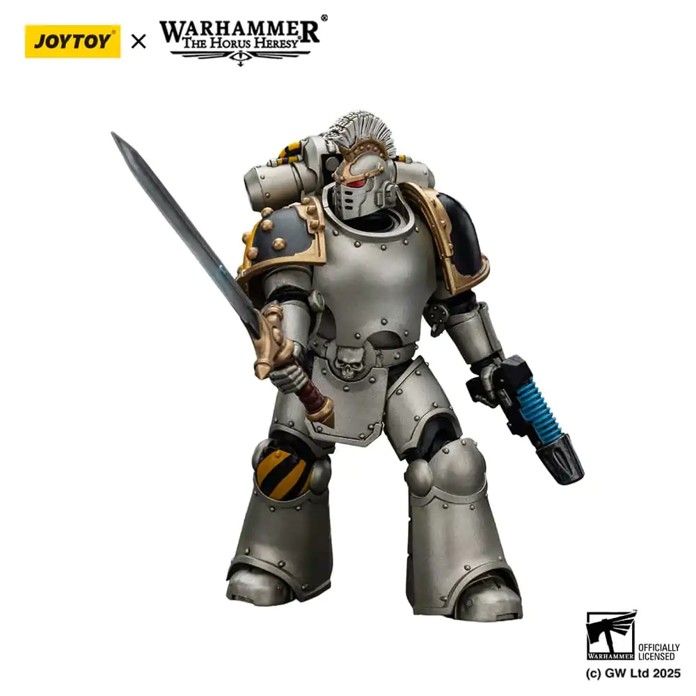 Warhammer The Horus Heresy figurina de actiune 1/18 Iron Warriors Command Squad Chosen with Legion Standard 12 cm poza produsului