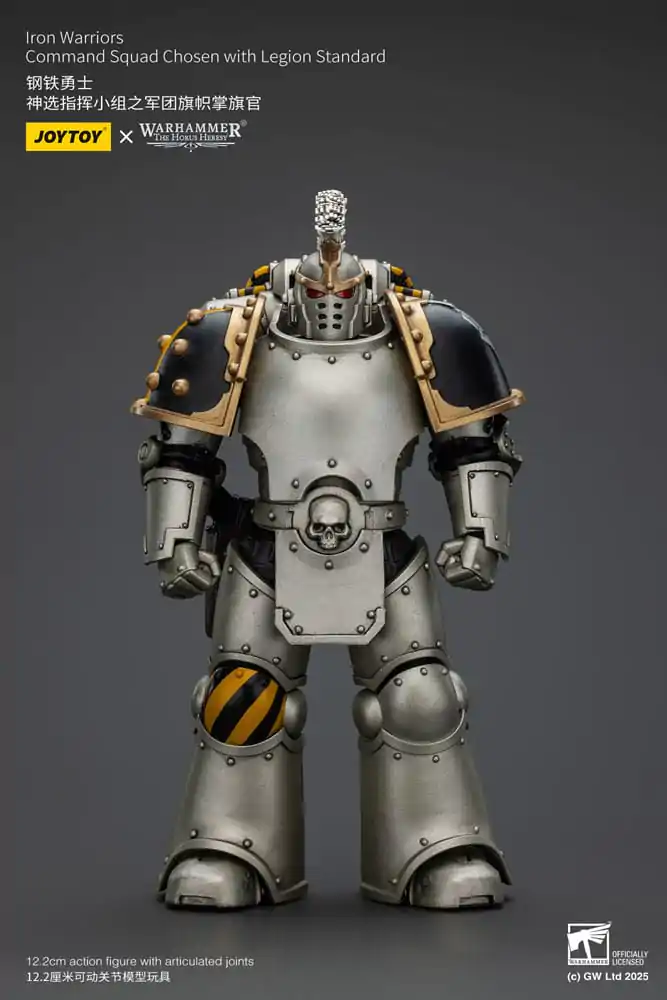 Warhammer The Horus Heresy figurina de actiune 1/18 Iron Warriors Command Squad Chosen with Legion Standard 12 cm poza produsului