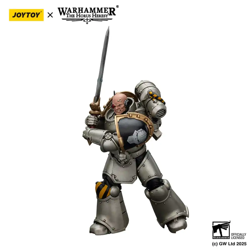 Warhammer The Horus Heresy figurina de actiune 1/18 Iron Warriors Command Squad Chosen with Legion Standard 12 cm poza produsului
