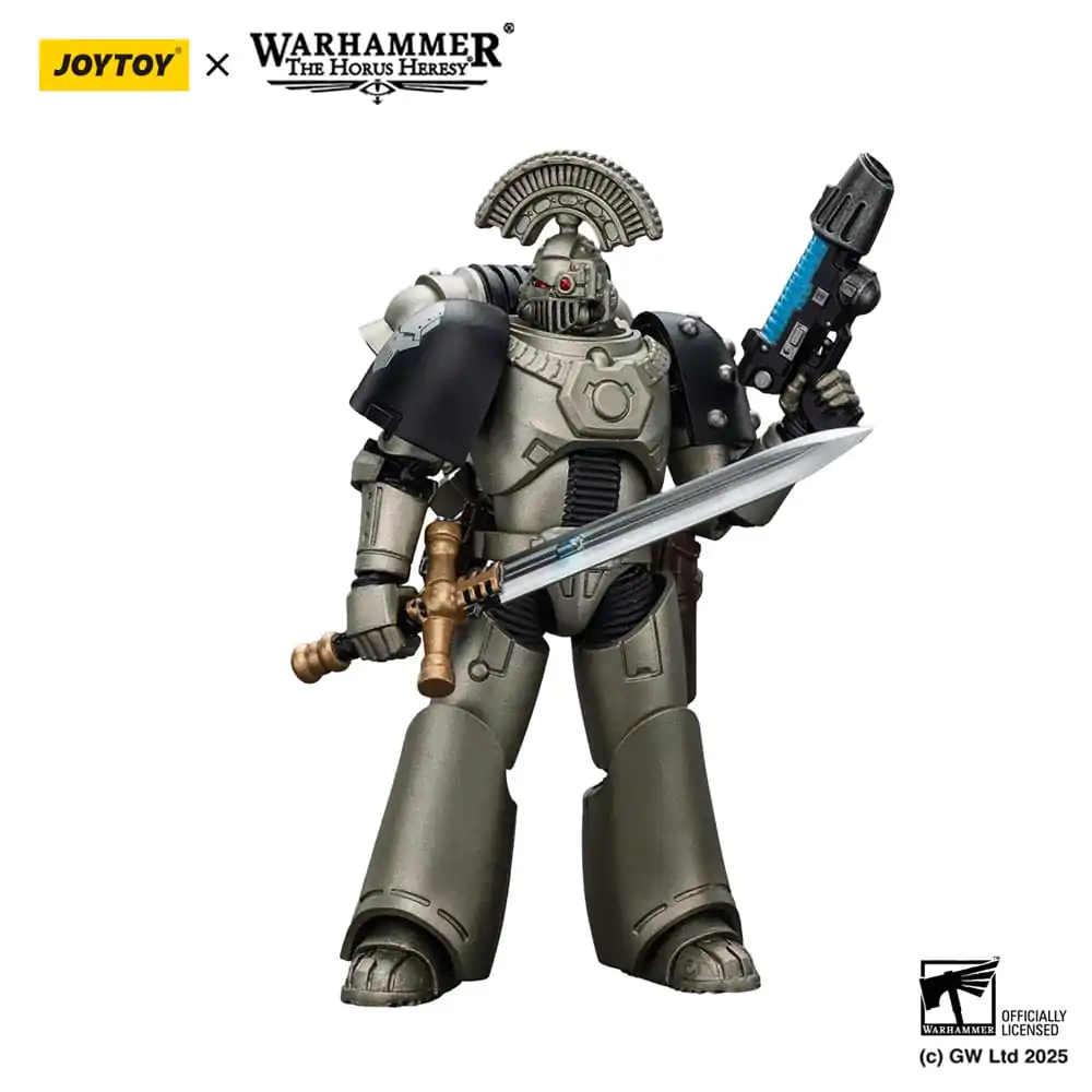 Warhammer The Horus Heresy figurina de actiune 1/18 Iron Warriors MKVI Tactical Sergeant cu Power Sword and Plasma Pistol 12 cm poza produsului