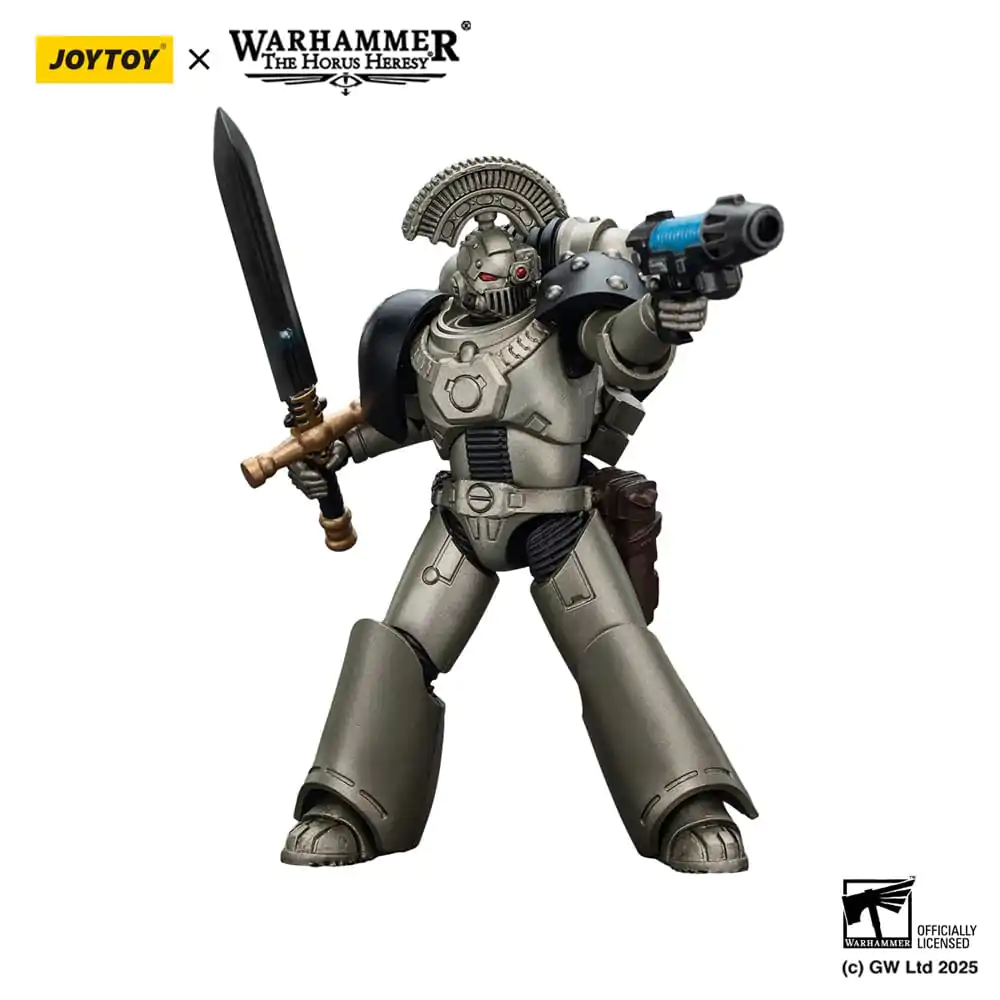 Warhammer The Horus Heresy figurina de actiune 1/18 Iron Warriors MKVI Tactical Sergeant cu Power Sword and Plasma Pistol 12 cm poza produsului