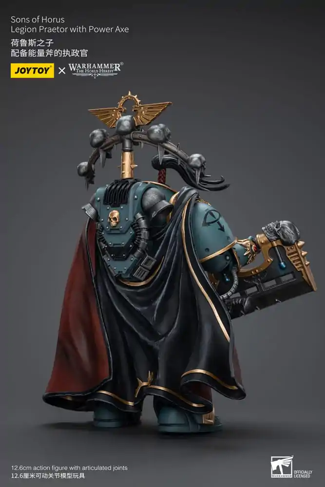 Warhammer The Horus Heresy Action Figure 1/18 Sons of Horus Legion Praetor with Power Axe 12 cm poza produsului