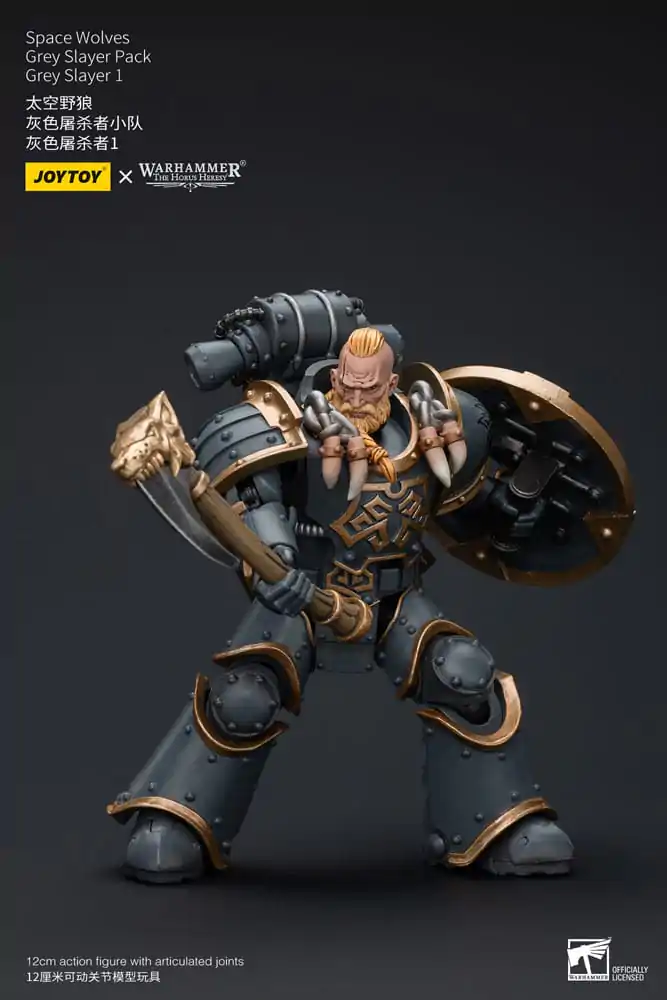 Warhammer The Horus Heresy Figurina de acțiune 1/18 Space Wolves Grey Slayer Pachet Grey Slayer 1 12 cm poza produsului