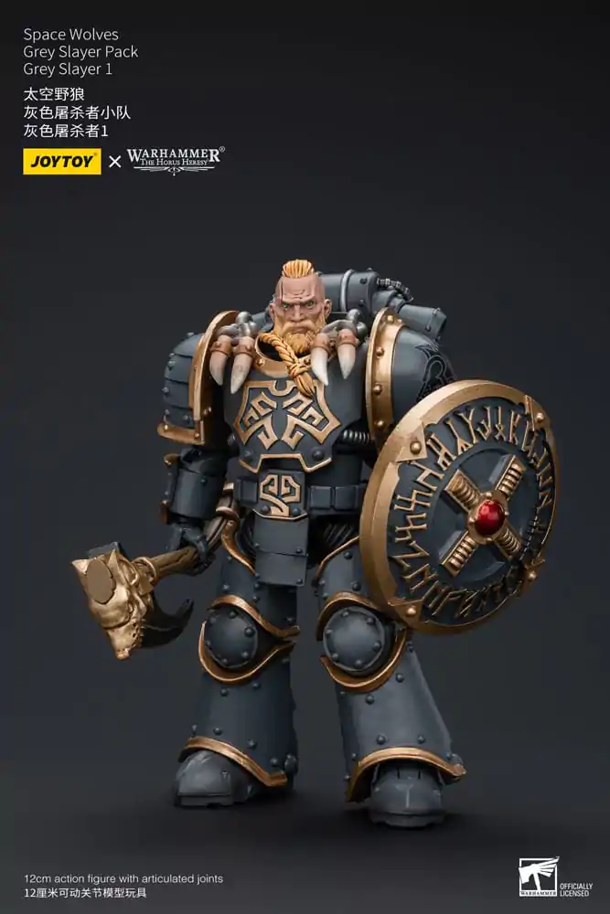 Warhammer The Horus Heresy Figurina de acțiune 1/18 Space Wolves Grey Slayer Pachet Grey Slayer 1 12 cm poza produsului