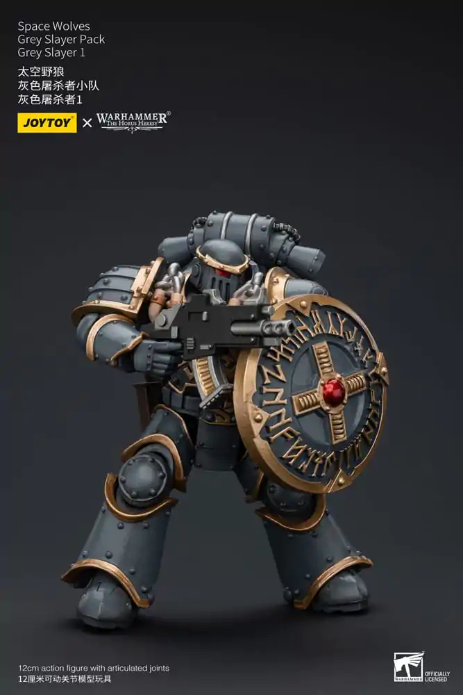 Warhammer The Horus Heresy Figurina de acțiune 1/18 Space Wolves Grey Slayer Pachet Grey Slayer 1 12 cm poza produsului