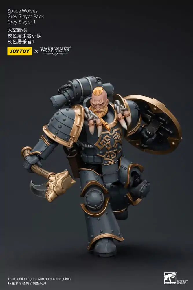 Warhammer The Horus Heresy Figurina de acțiune 1/18 Space Wolves Grey Slayer Pachet Grey Slayer 1 12 cm poza produsului