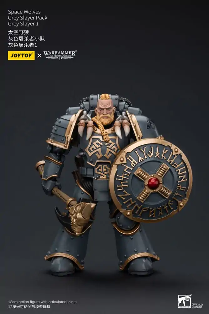 Warhammer The Horus Heresy Figurina de acțiune 1/18 Space Wolves Grey Slayer Pachet Grey Slayer 1 12 cm poza produsului