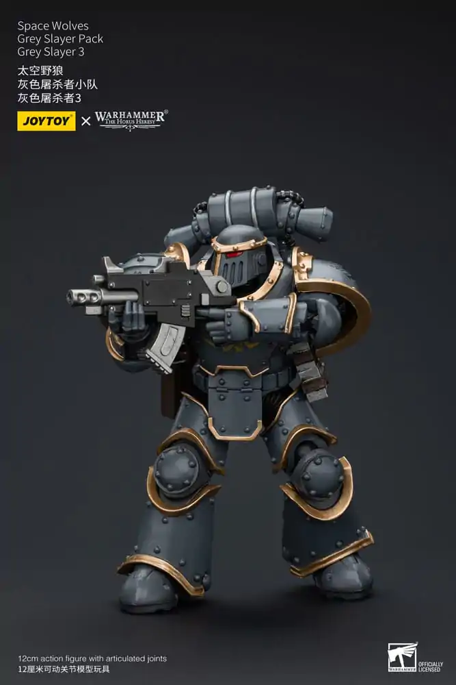 Warhammer The Horus Heresy Figurina de Acțiune 1/18 Space Wolves Grey Slayer Pack Grey Slayer 3 12 cm poza produsului