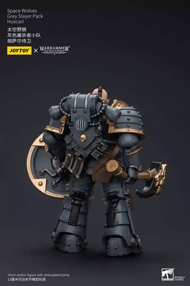 Warhammer The Horus Heresy Figurina de acțiune 1/18 Space Wolves Grey Slayer Pack Huscarl 12 cm poza produsului