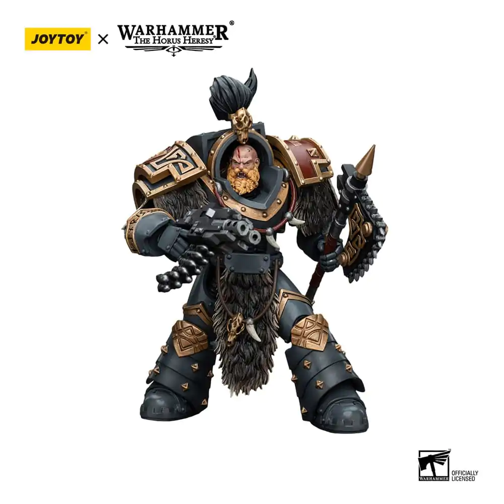 Warhammer The Horus Heresy Figurina de acțiune 1/18 Space Wolves Varagyr Wolf Guard Squad Varagyr Terminator 3 12 cm poza produsului