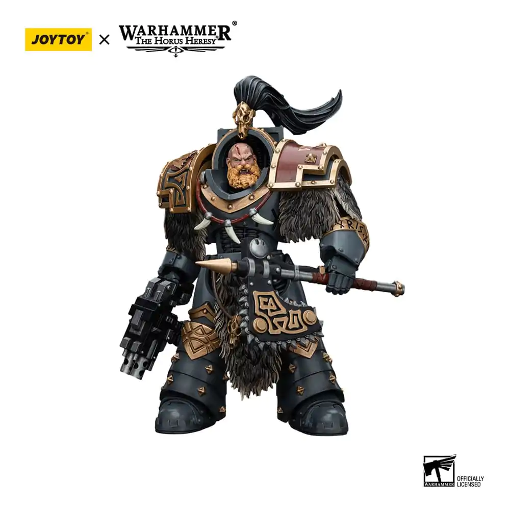 Warhammer The Horus Heresy Figurina de acțiune 1/18 Space Wolves Varagyr Wolf Guard Squad Varagyr Terminator 3 12 cm poza produsului