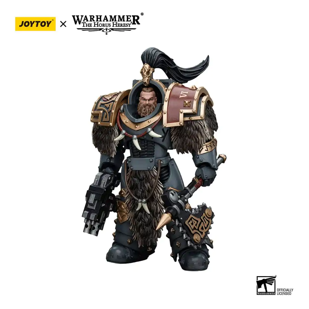 Warhammer The Horus Heresy figurină de acțiune 1/18 Space Wolves Varagyr Wolf Guard Squad Varagyr Terminator 4 12 cm poza produsului