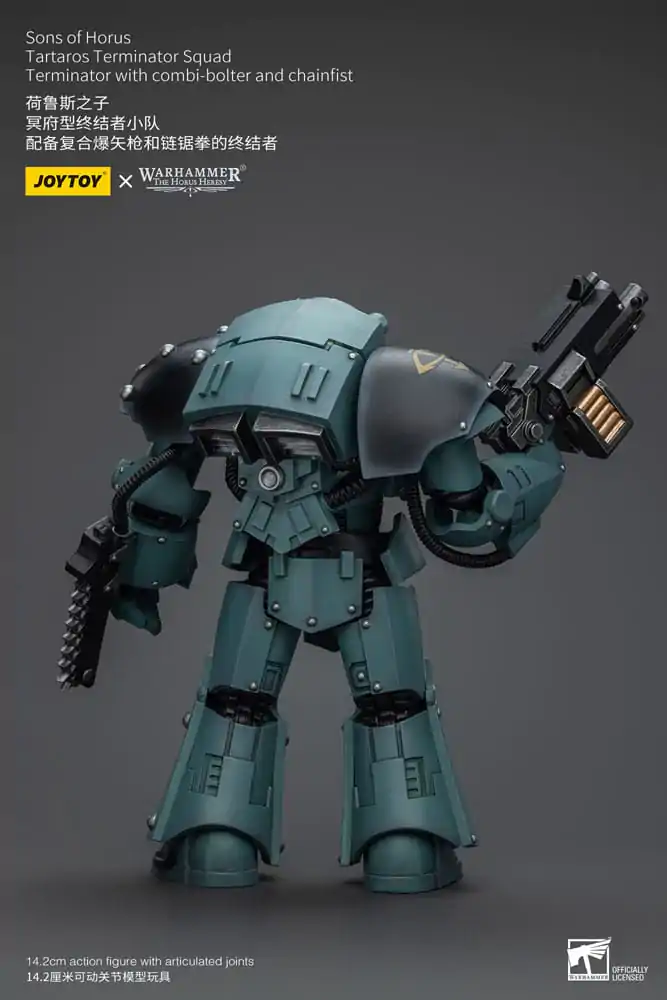 Figurină de acțiune Warhammer The Horus Heresy 1/18 Tartaros Terminator Squad Terminator cu Combi-Bolter și Pumn de Lanț 12 cm poza produsului