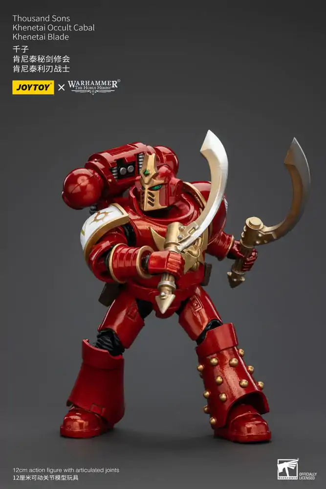 Warhammer The Horus Heresy Figurina de acțiune 1/18 Thousand Sons Khenetai Occult Cabal Khenetai Blade 12 cm poza produsului