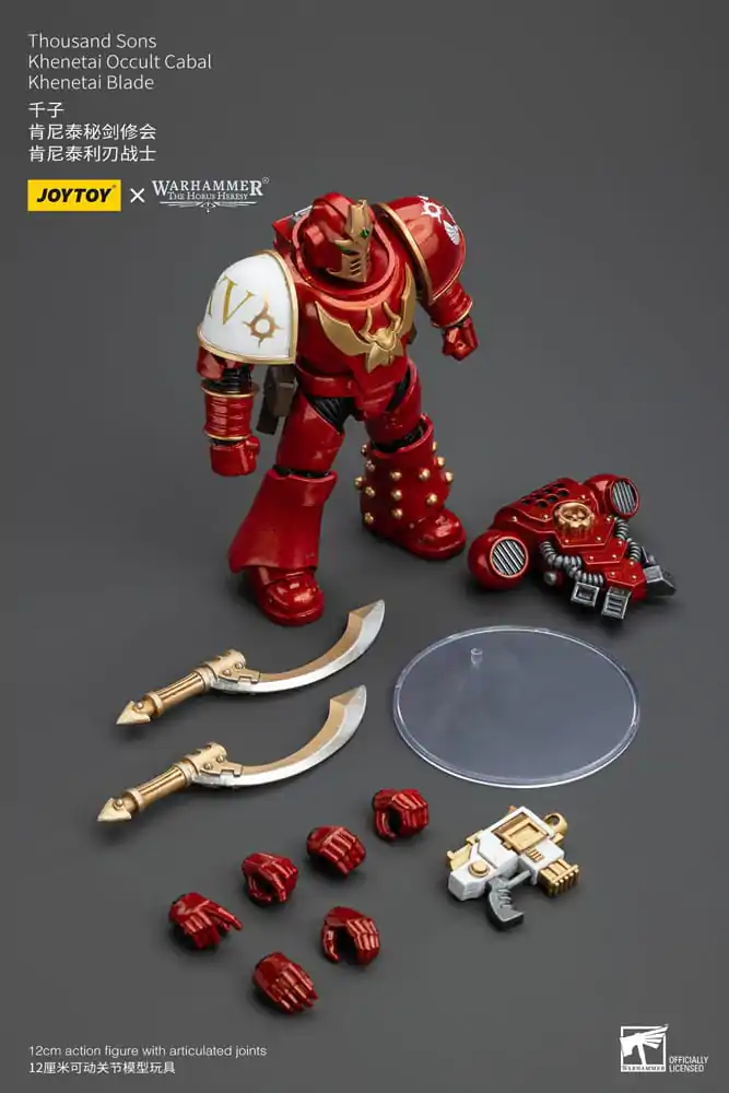 Warhammer The Horus Heresy Figurina de acțiune 1/18 Thousand Sons Khenetai Occult Cabal Khenetai Blade 12 cm poza produsului