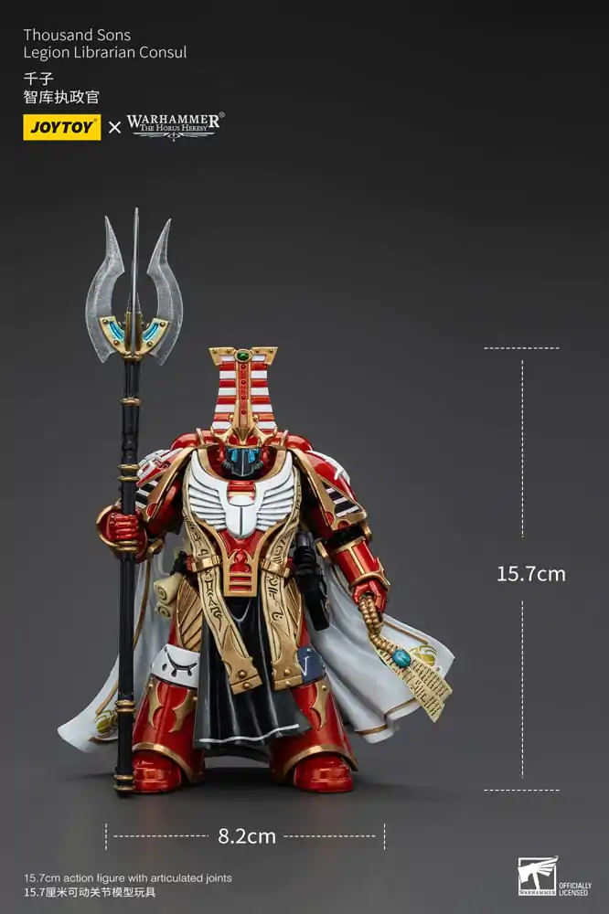 Warhammer The Horus Heresy Figurina de acțiune 1/18 Thousand Sons Legion Librarian Consut 16 cm poza produsului