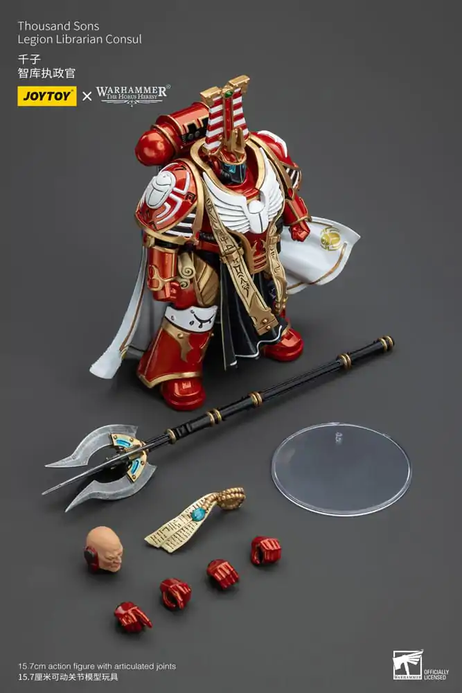 Warhammer The Horus Heresy Figurina de acțiune 1/18 Thousand Sons Legion Librarian Consut 16 cm poza produsului