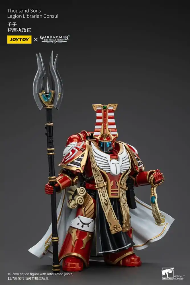 Warhammer The Horus Heresy Figurina de acțiune 1/18 Thousand Sons Legion Librarian Consut 16 cm poza produsului