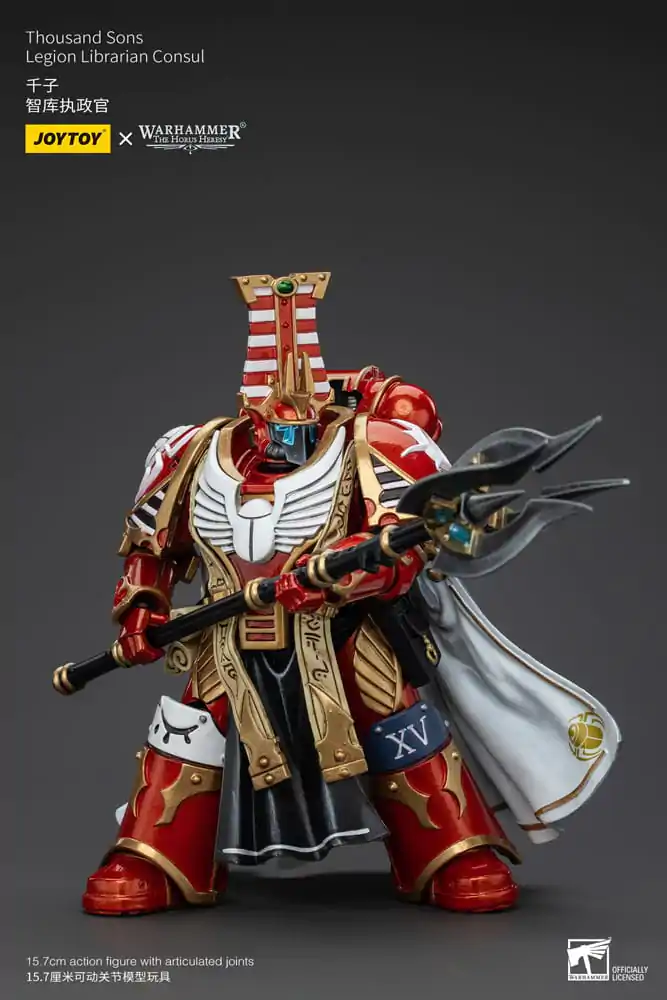 Warhammer The Horus Heresy Figurina de acțiune 1/18 Thousand Sons Legion Librarian Consut 16 cm poza produsului