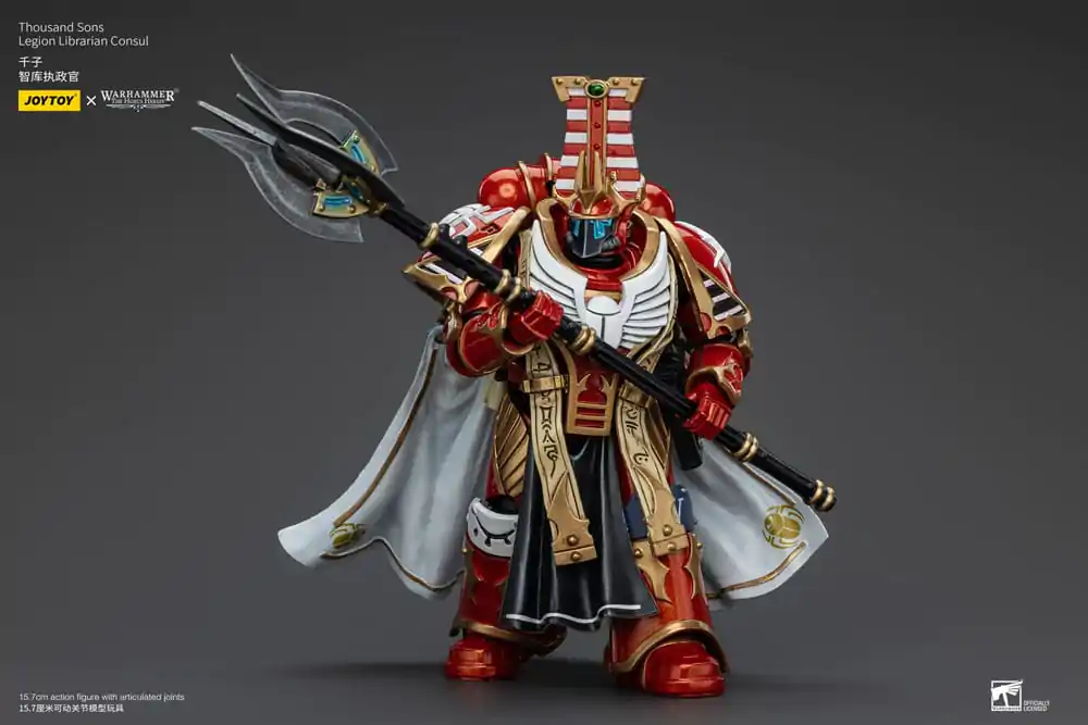 Warhammer The Horus Heresy Figurina de acțiune 1/18 Thousand Sons Legion Librarian Consut 16 cm poza produsului