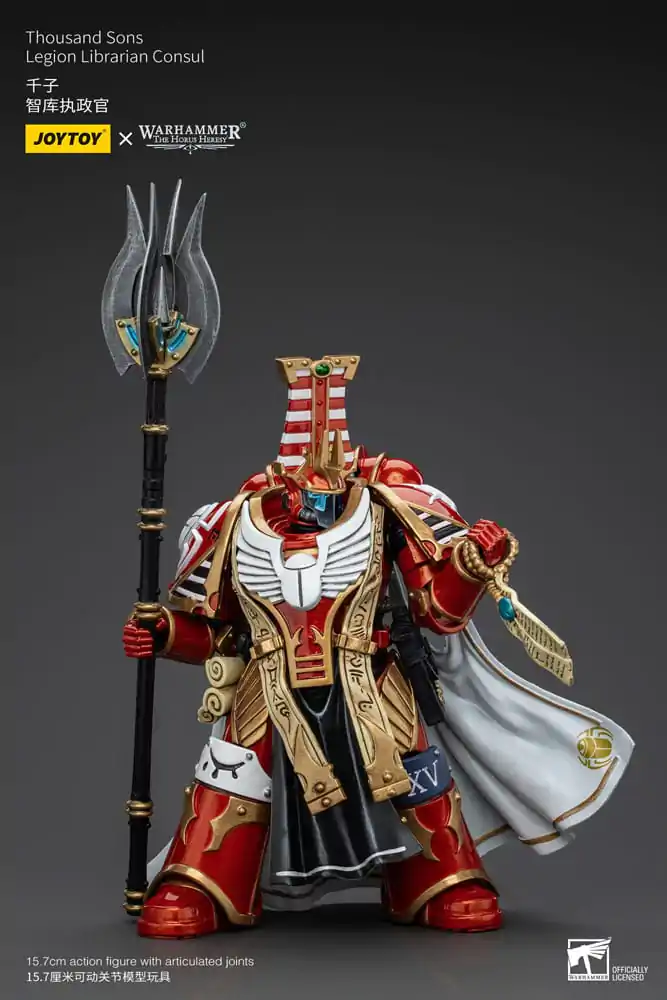 Warhammer The Horus Heresy Figurina de acțiune 1/18 Thousand Sons Legion Librarian Consut 16 cm poza produsului