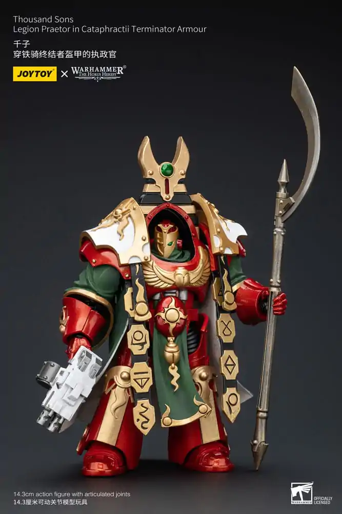 Warhammer The Horus Heresy Figurina de acțiune 1/18 Thousand sons Legion Praetor in Cataphractii Terminator Armură 12 cm poza produsului