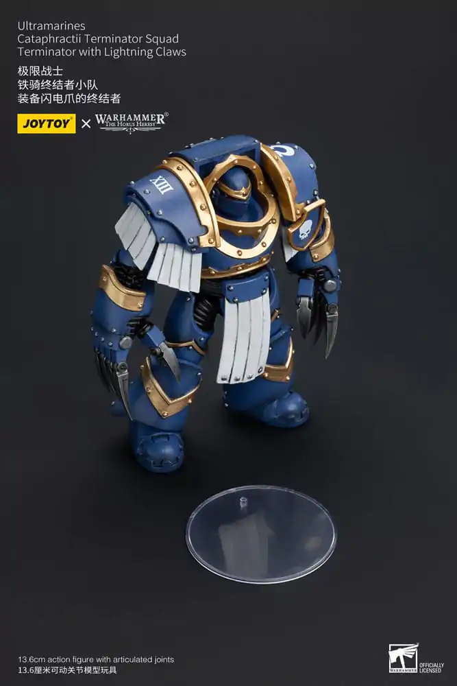 Warhammer The Horus Heresy figurină de acțiune 1/18 Ultramarines Cataphractii Terminator Squad Terminator cu Lightning Claws 14 cm poza produsului