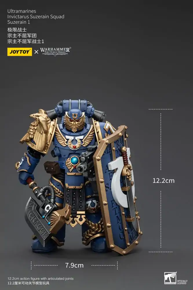 Figurină de acțiune Warhammer The Horus Heresy 1/18 Ultramarines Invictarus Suzerain Squad Suzerain 1 12 cm poza produsului