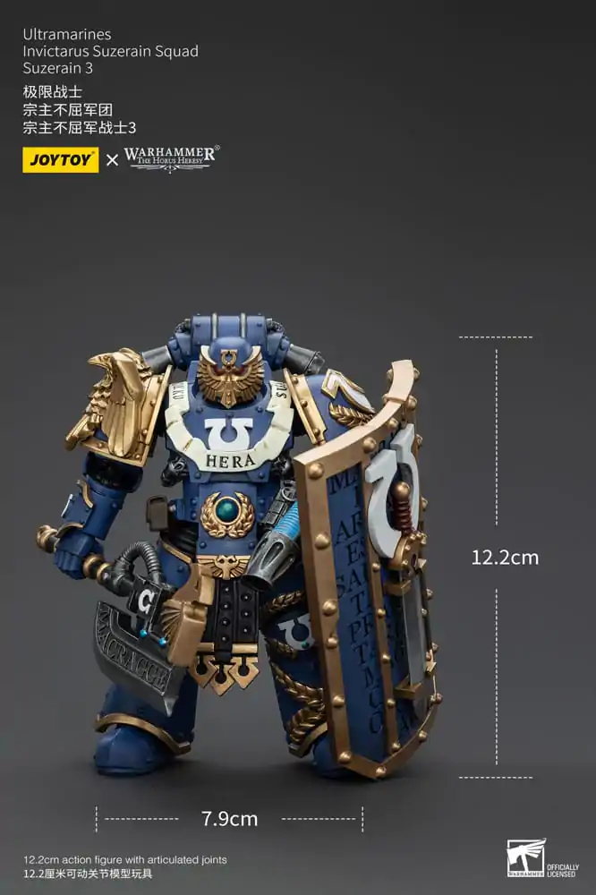 Figurină de acțiune Warhammer The Horus Heresy 1/18 Ultramarines Invictarus Suzerain Squad Suzerain 3 12 cm poza produsului