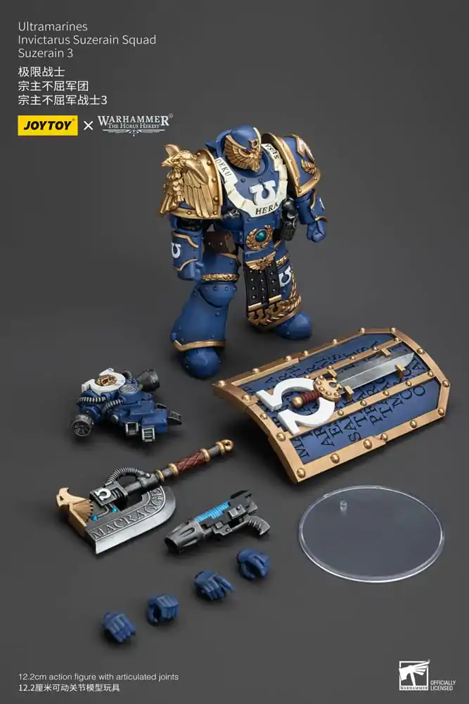 Figurină de acțiune Warhammer The Horus Heresy 1/18 Ultramarines Invictarus Suzerain Squad Suzerain 3 12 cm poza produsului