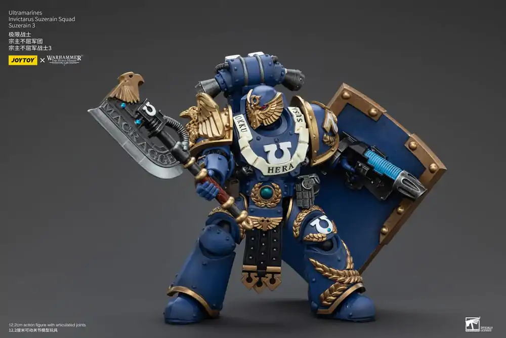 Figurină de acțiune Warhammer The Horus Heresy 1/18 Ultramarines Invictarus Suzerain Squad Suzerain 3 12 cm poza produsului