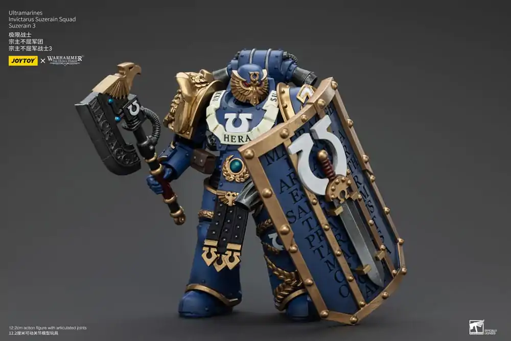 Figurină de acțiune Warhammer The Horus Heresy 1/18 Ultramarines Invictarus Suzerain Squad Suzerain 3 12 cm poza produsului